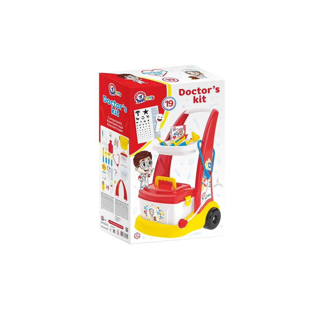 set-pentru-doctor-cu-carucior(1) Set pentru doctor cu cărucior ,Technok (6504) - imagine 1
