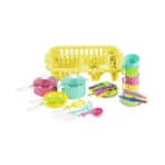 Set de veselă Irishka 5 din plastic pentru copii 3+ ani , 4 culori , Orion (103)