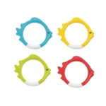 Set de inele pentru scufundare Pești, 4 piese, 6+ ani, Intex (55507) - imagine 5