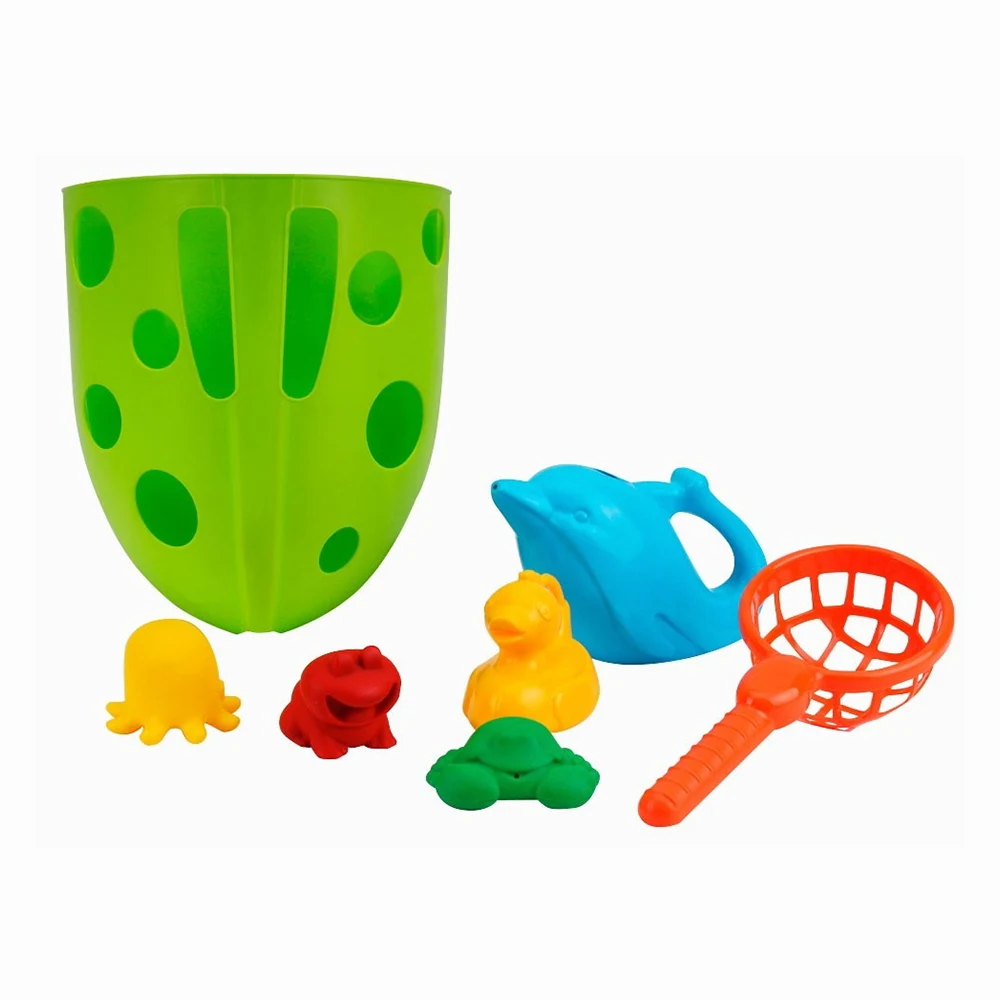 7617 Set jucării pentru baie cu coș de depozitare ,Technok (7617) - imagine 1