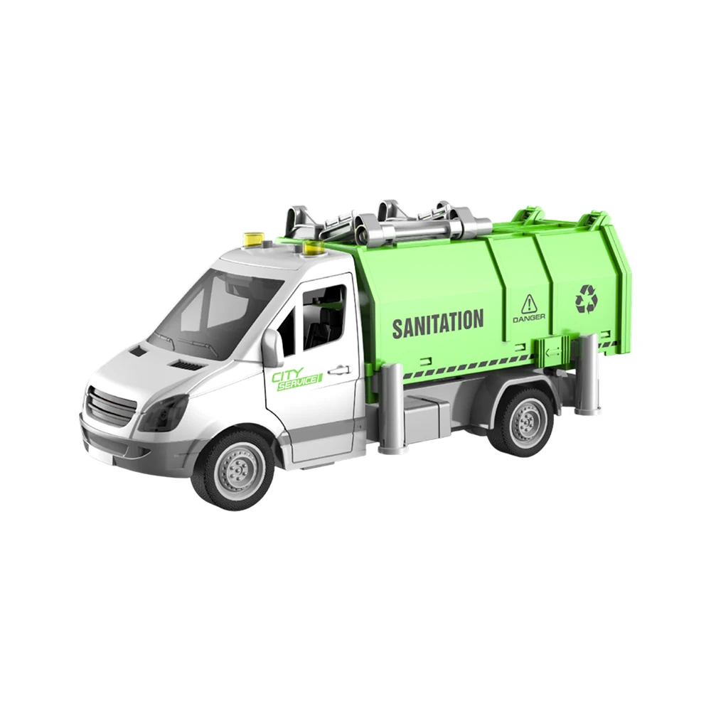 WY592A Autospecială de salubritate cu inerție, lumini și sunete - 1:16 - WY592A ,Wenyi (15926) - imagine 1