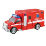 Ambulanță cu inerție, lumini și sunete - 1:20 - WY670B ,Wenyi (926700)