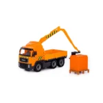 Camion macara cu set de construcție – 30 piese, Polesie (8800)
