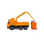 Camion macara cu set de construcție – 30 piese, Polesie (8800) - imagine 2