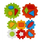 Cub educativ „Smart Kid” hexagon cu forme ,Technok (1998) - imagine 3