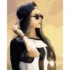 Pictura pe numere "Fată stilată ", 40x50 cm (GS595)