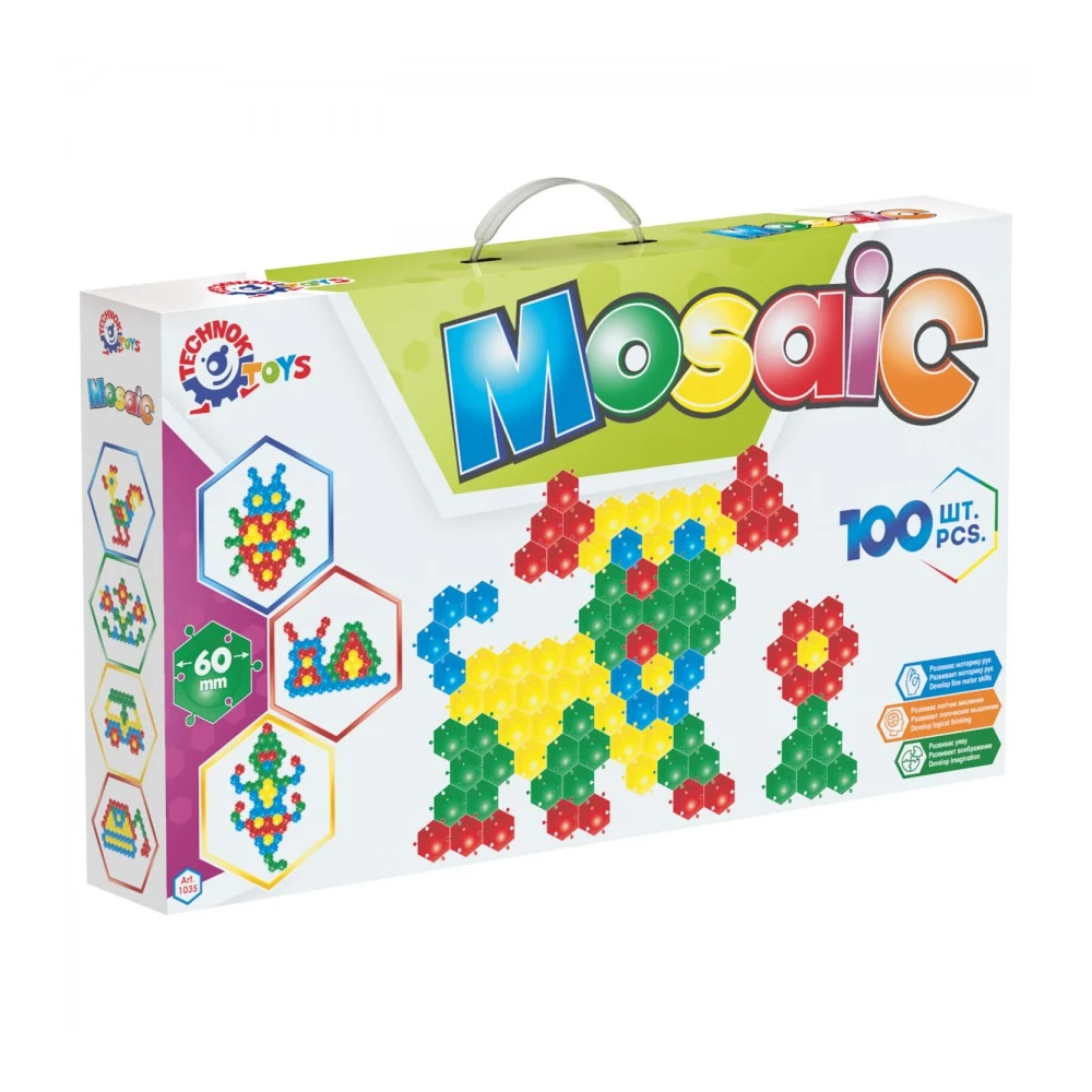 mozaic-albinuta-100-piese (1) Mozaic „Albinuță” , 100 piese ,Technok (1035) - imagine 1