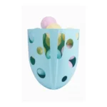 Set bile colorate pentru baie cu coș de depozitare ,Technok (7778) - imagine 2