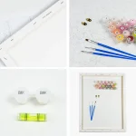 Pictura pe numere "Rechinul pirat", 30x30 cm (ES087) - imagine 2