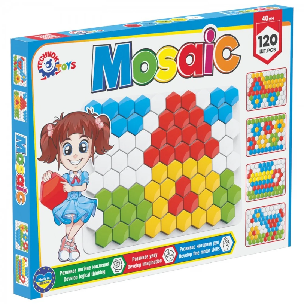 Новый проект (1) Mozaic , 120 piese ,Technok (2216) - imagine 1