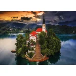 Lake Bled, Slovenia, 1000 elemente Premium Plus (10797) - imagine 2