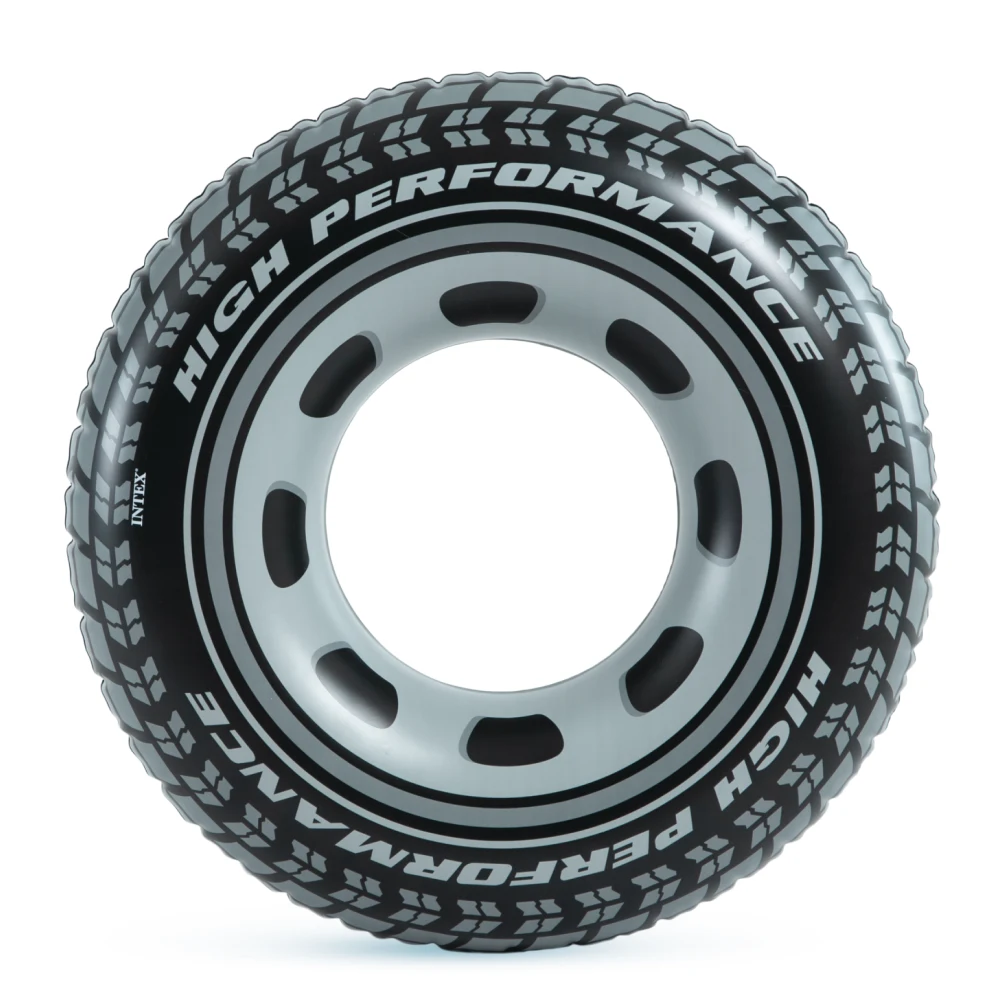 59252(1) Colac gonflabil de înot tip anvelopă, 91 cm, max. 60 kg, 9+ ani, Intex (59252) - imagine 1