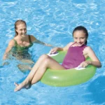 Colac gonflabil de înot cu mânere Hi-Gloss, 76 cm, max. 40 kg, 3 culori, 8+ ani, Intex - imagine 6