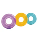 Colac gonflabil de înot transparent 76 cm, max. 40 kg, 3 culori, 8+ ani, Intex (59260)