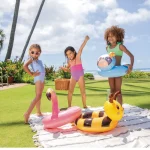 Colac gonflabil de înot cu design animal, 3 modele, 3–6 ani, Intex (59220) - imagine 2