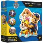 Patrula catelusilor, 50 elemente din lemn (20240)