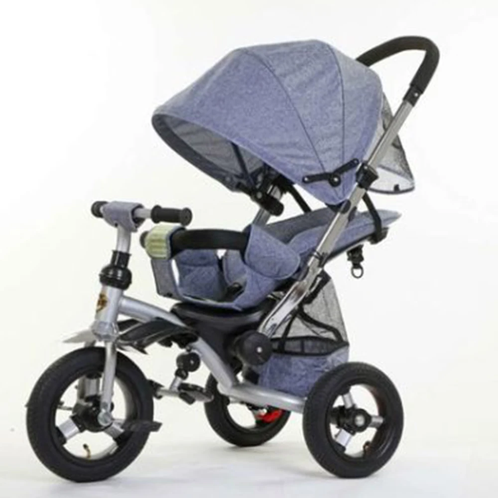 RT688-2 Tricicletă-cărucior cu trei roți, material ECO, roți gonflabile (RT688 / 2 sur) - imagine 1