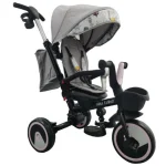 Tricicletă-cărucior cu funcție de rotire a scaunului, material ECO (RTB56 / 1 sur)