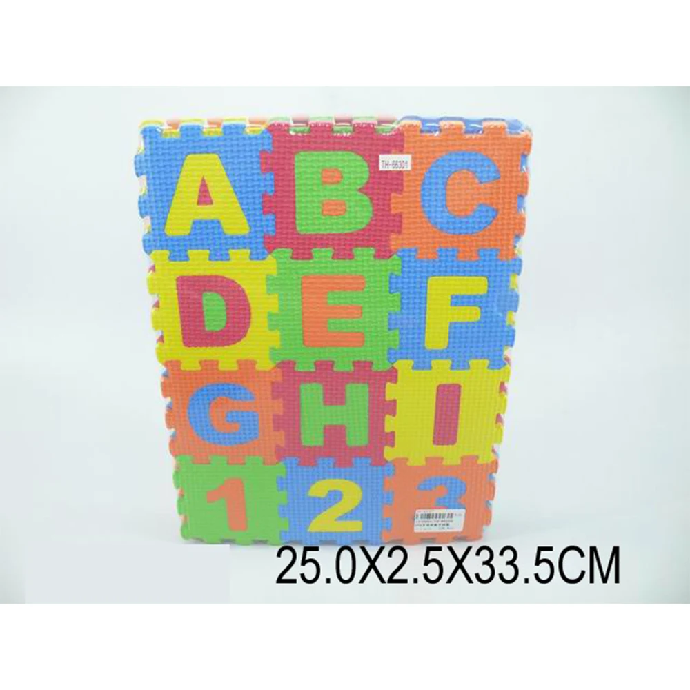 00016 Covoras moale din puzzle cu litere (00016) - imagine 1