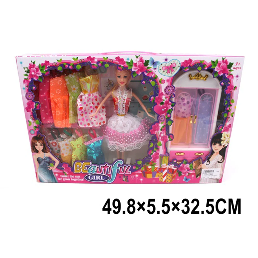 024605 Păpușă în set cu dulap și accesorii (024605) - imagine 1