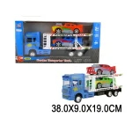 Trailer cu inertie in set cu 2 masinute (03163)