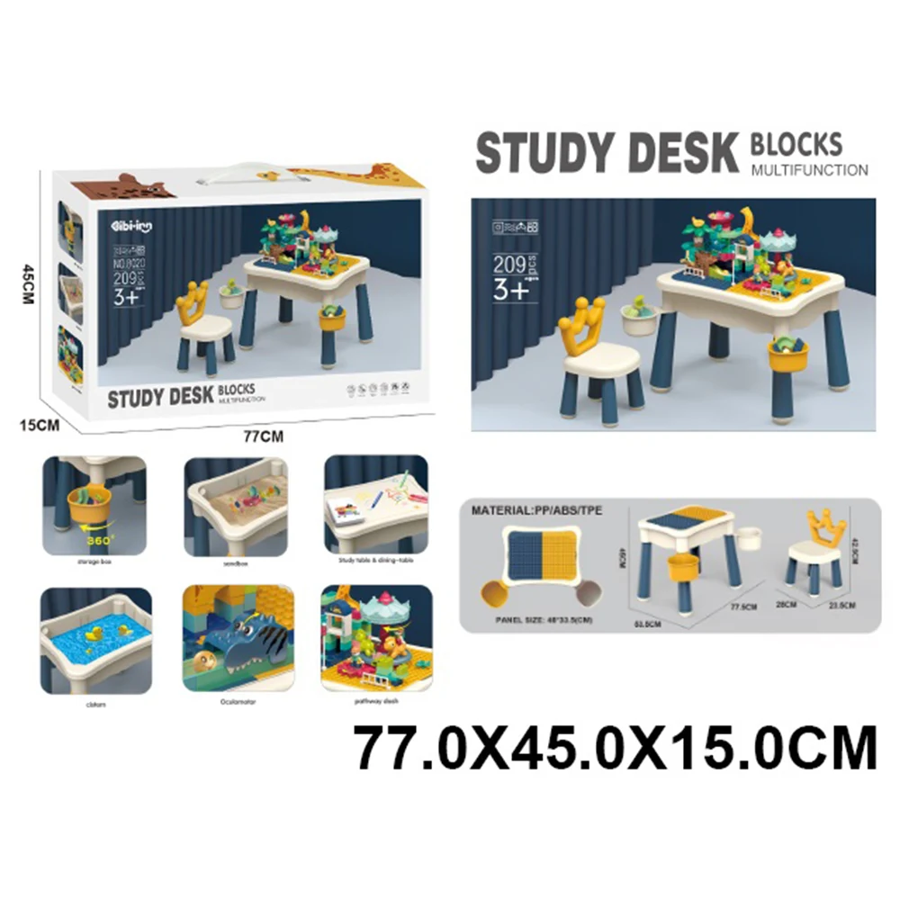 17456 Jucarie masa cu constructor in set (17456) - imagine 1