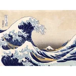 Marele Val de lângă Kanagawa, 200 elemente din lemn (20250) - imagine 2