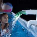 Cascadă iluminată cu LED-uri pentru piscină cu cadru metalic, Intex (28090) - imagine 7