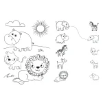 Safari, 24 Super Maxi elemente (41009) - imagine 3