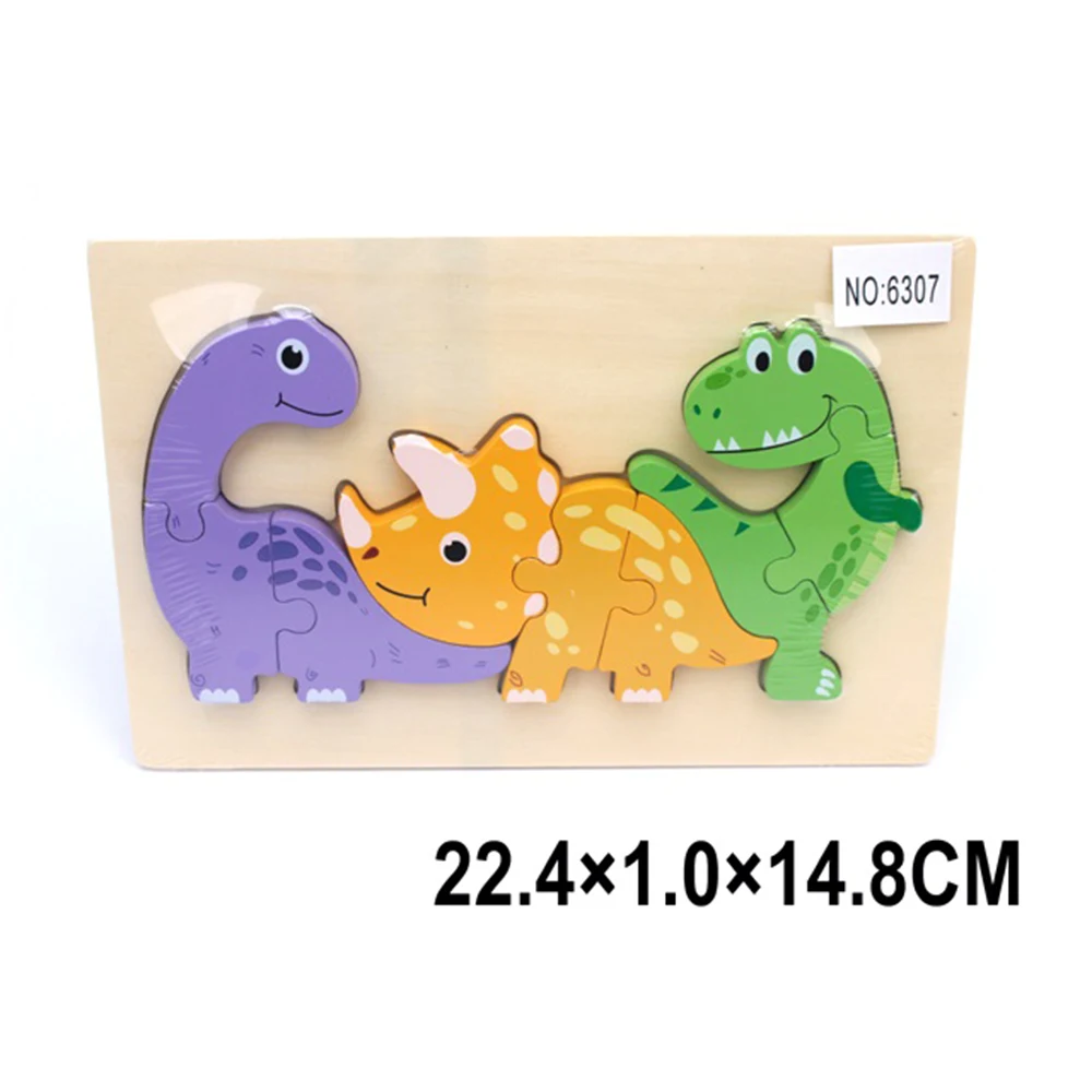 41857 Puzzle din lemn "Dinozauri" (41857) - imagine 1