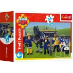 Puzzle 54 Mini " Pompierul Sam în așteptare" ( se vind cite 8 buc) (54205)