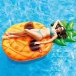 Saltea gonflabilă pentru apă Ananas, 216×107×23 cm, max. 100 kg, Intex (58790) - imagine 2