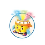 Tobă interactivă cu muzică și lumini, Hola 6107 (78889) - imagine 2