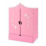 Dulap cu imprimeu de stea de designer (roz). Colecția Diamond star (74219)