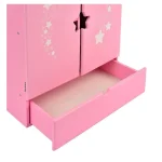 Dulap cu imprimeu de stea de designer (roz). Colecția Diamond star (74219) - imagine 2