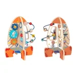 Jucărie din lemn Rachetă TK333 (74466)