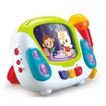 Jucărie muzicală Karaoke cu microfon și lumini, Hola 3138 (90331)