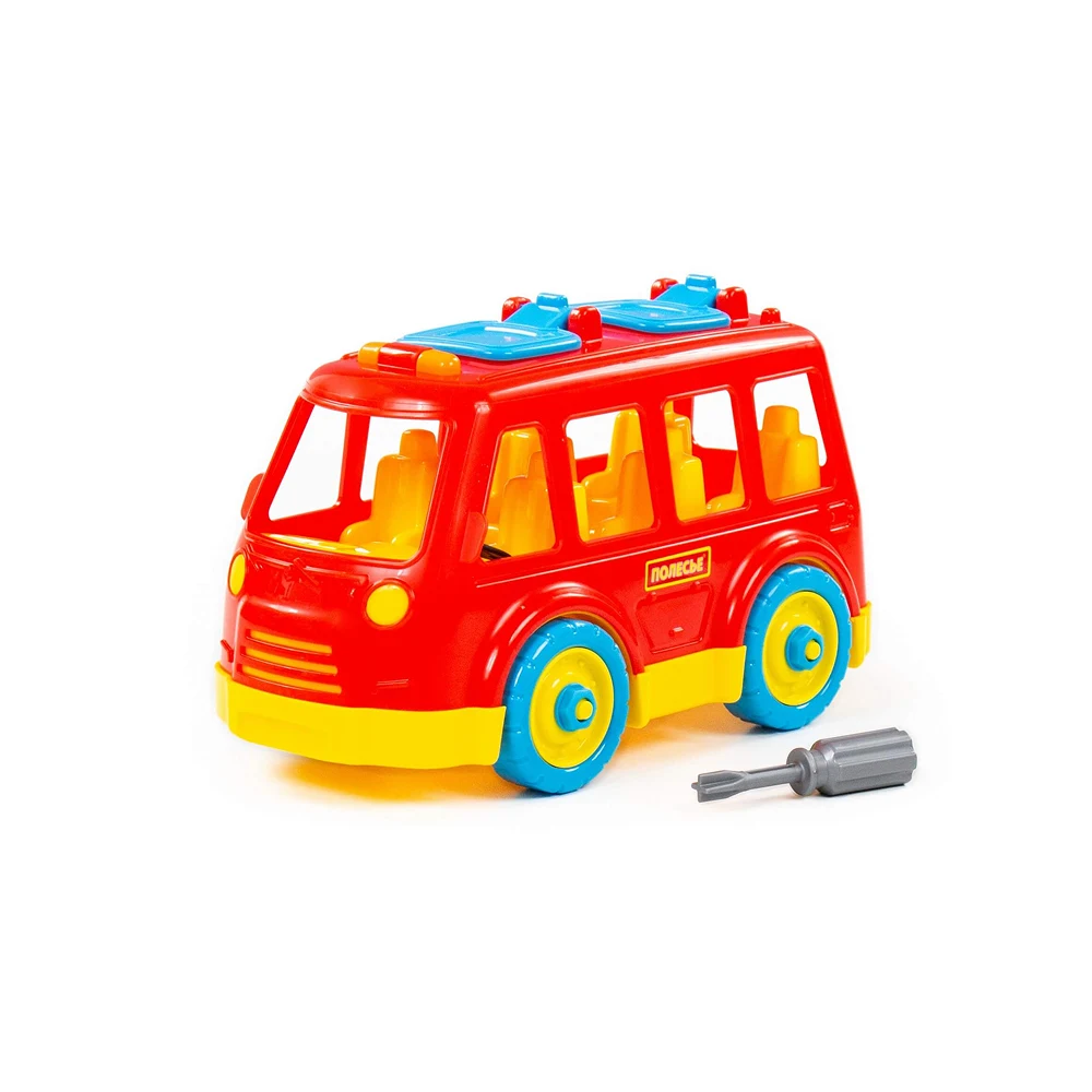 constructor-autobuz(1) Constructor autobuz – 26 piese, Polesie (71248) - imagine 1