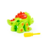 Constructor dinozaur Triceratops – 32 piese, Polesie (76717) - imagine 4