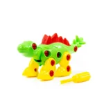 Constructor dinozaur – Stegozaur, 30 piese, Polesie (76694)
