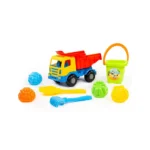 Set pentru nisip – camion cu accesorii, Polesie (9080)