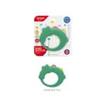 Jucărie de dentiție cu zornăitoare – crocodil, Huanger HE0102 (18523) - imagine 3