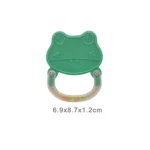 Jucărie de dentiție cu zornăitoare – broscuță, HE0102 (18547)