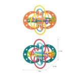 Minge senzorială pentru dentiție cu inele, Huanger HE0104 (18677)