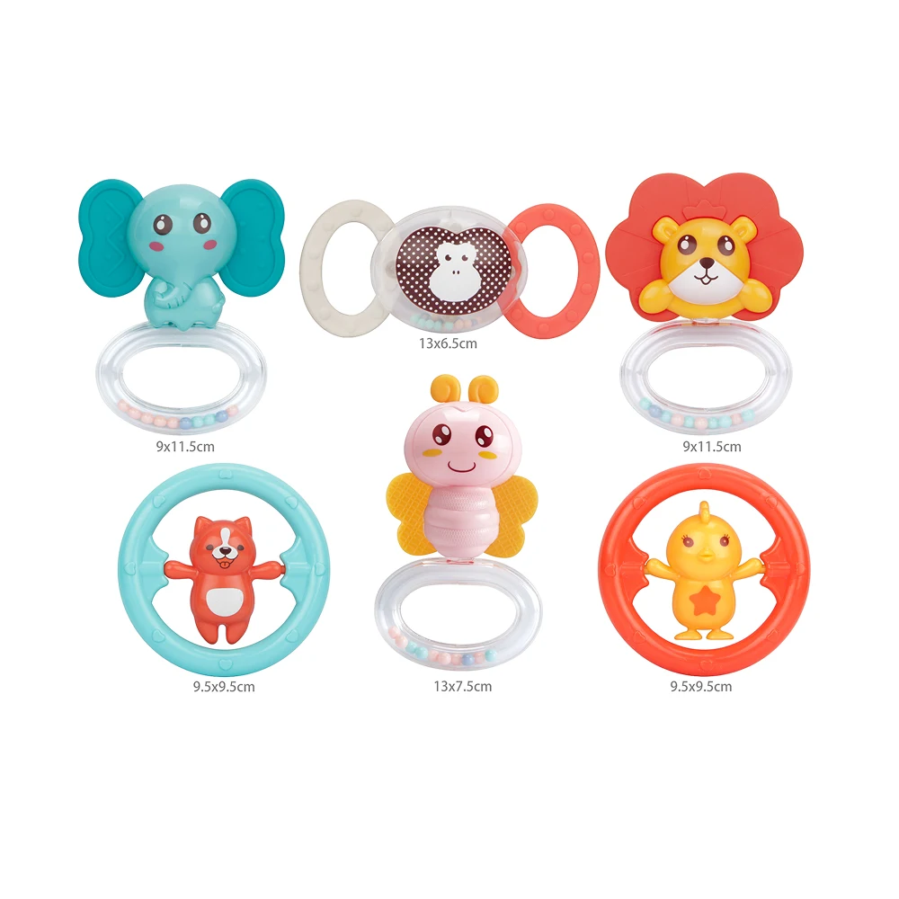 HE0132(3) Set de zornăitoare și jucării pentru dentiție, Huanger HE0132 (19483) - imagine 1