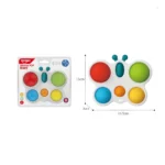 Jucărie senzorială tip pop-it din silicon – fluturaș, Huanger HE0148 (18165) - imagine 2