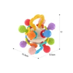 Minge senzorială pentru dentiție cu zornăitoare, Huanger HE0194 (18141)