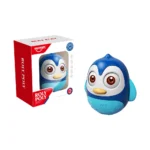 Jucărie tip titirez cu sunete – pinguin, Huanger HE0201 (19445) - imagine 2