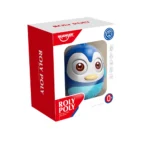 Jucărie tip titirez cu sunete – pinguin, Huanger HE0201 (19445) - imagine 3