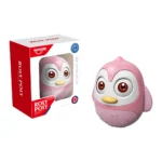 Jucărie tip titirez cu sunete – pinguin, Huanger HE0202 (19438) - imagine 2